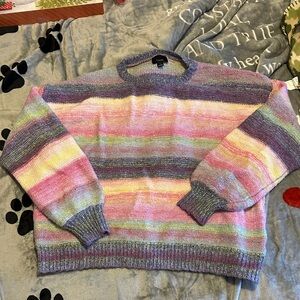 Lumiere Pastel Striped Women's Sweater